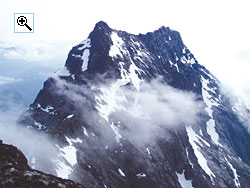 Styggedalstind seen from Sentraltind