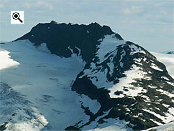 The broad north ridge of Sagi as seen from Gravdalstind to the north west
