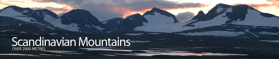 Scandinavian Mountains over 2000m - Books